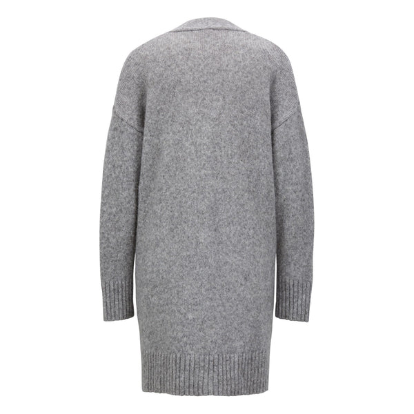 BOSS - Cardigan Ilollal - color argento
