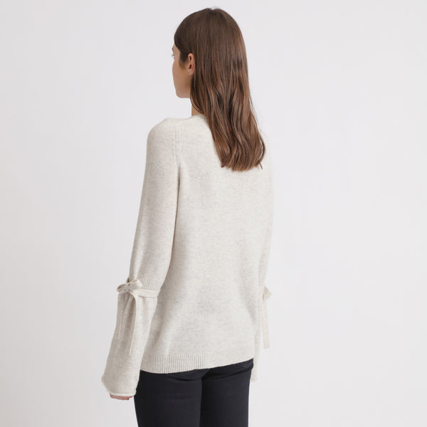BOSS - Maglia Fenta - 100% cashmere - bianco