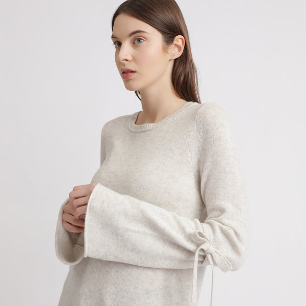 BOSS - Maglia Fenta - 100% cashmere - bianco