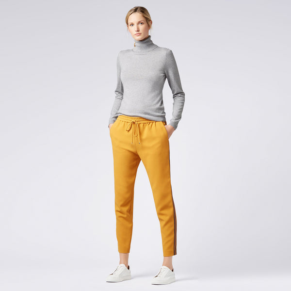 BOSS - Maglia Iddinia - cotone - grigio