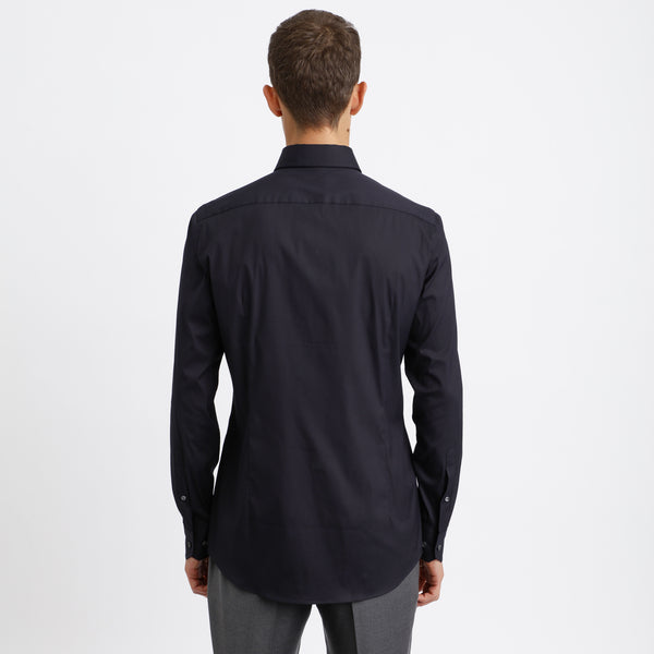 BOSS - Camicia Christo - slim fit - navy