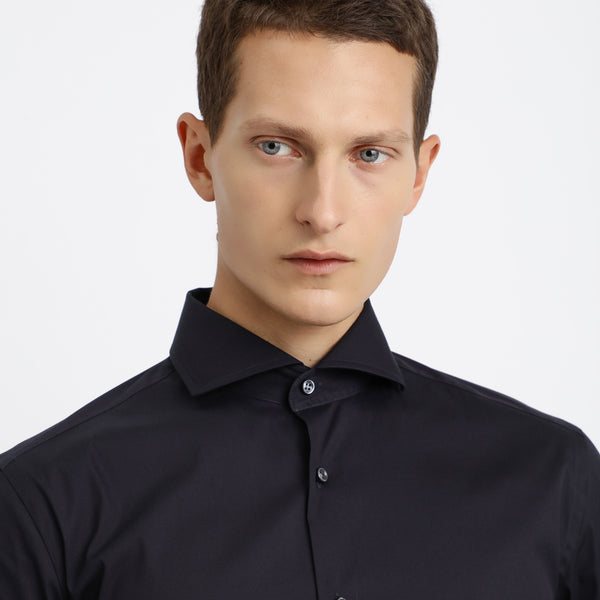 BOSS - Camicia Christo - slim fit - navy