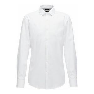 BOSS - Camicia Jenno - slim fit - 100% cotone - bianco