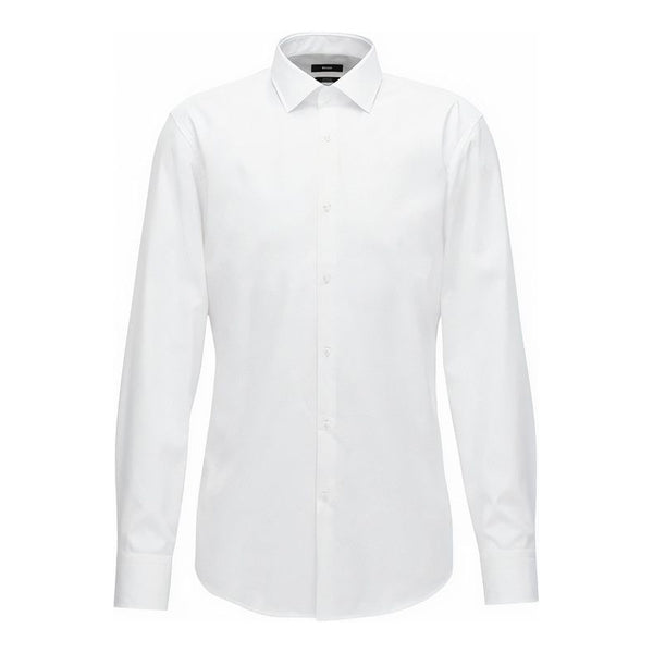 BOSS - Camicia Jenno - slim fit - 100% cotone - bianco