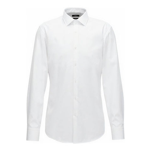 BOSS - Camicia Jenno - slim fit - 100% cotone - bianco