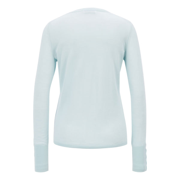 BOSS - Maglia Frankie - 100% lana vergine - azzurro