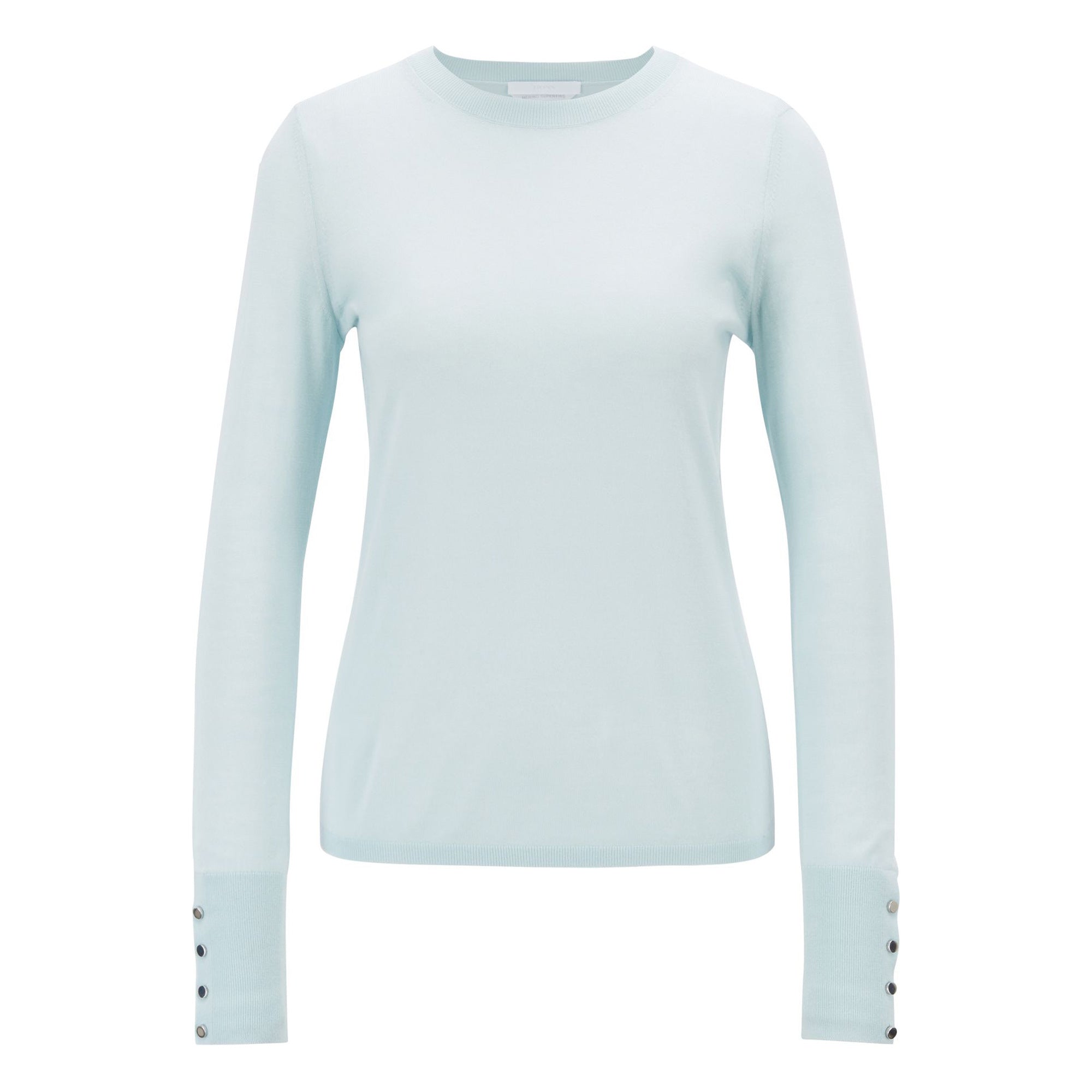 BOSS - Maglia Frankie - 100% lana vergine - azzurro