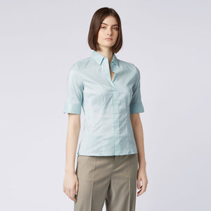BOSS - Blusa Bashini - blu pallido