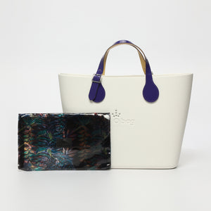 Borsa O Bag Urban - bianco e viola