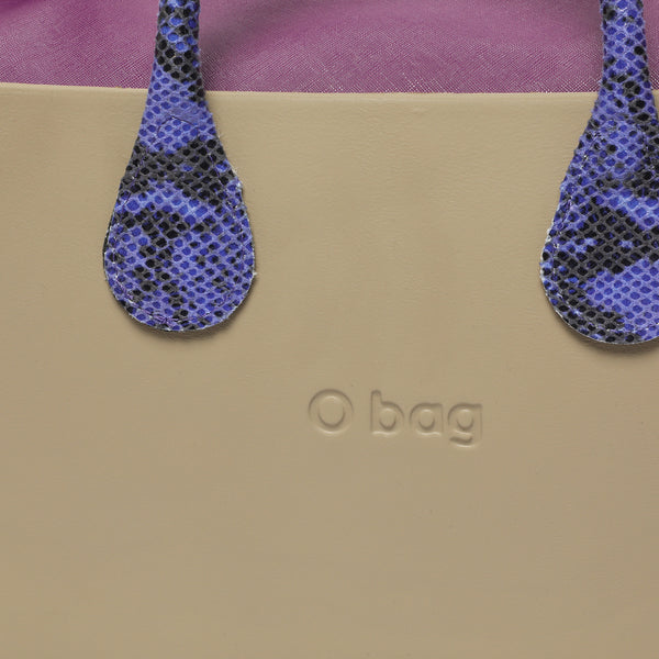 Borsa O City - taupe e viola