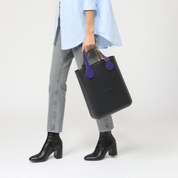 Borsa O Chic - nero e viola