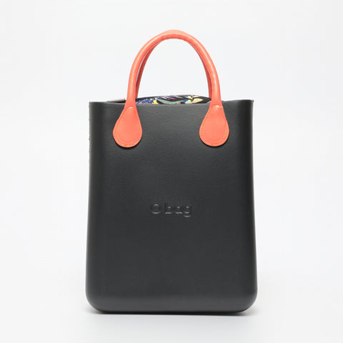 Borsa O Chic - nero e salmone