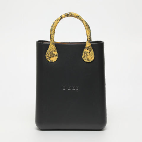 Borsa O Chic - nero e senape