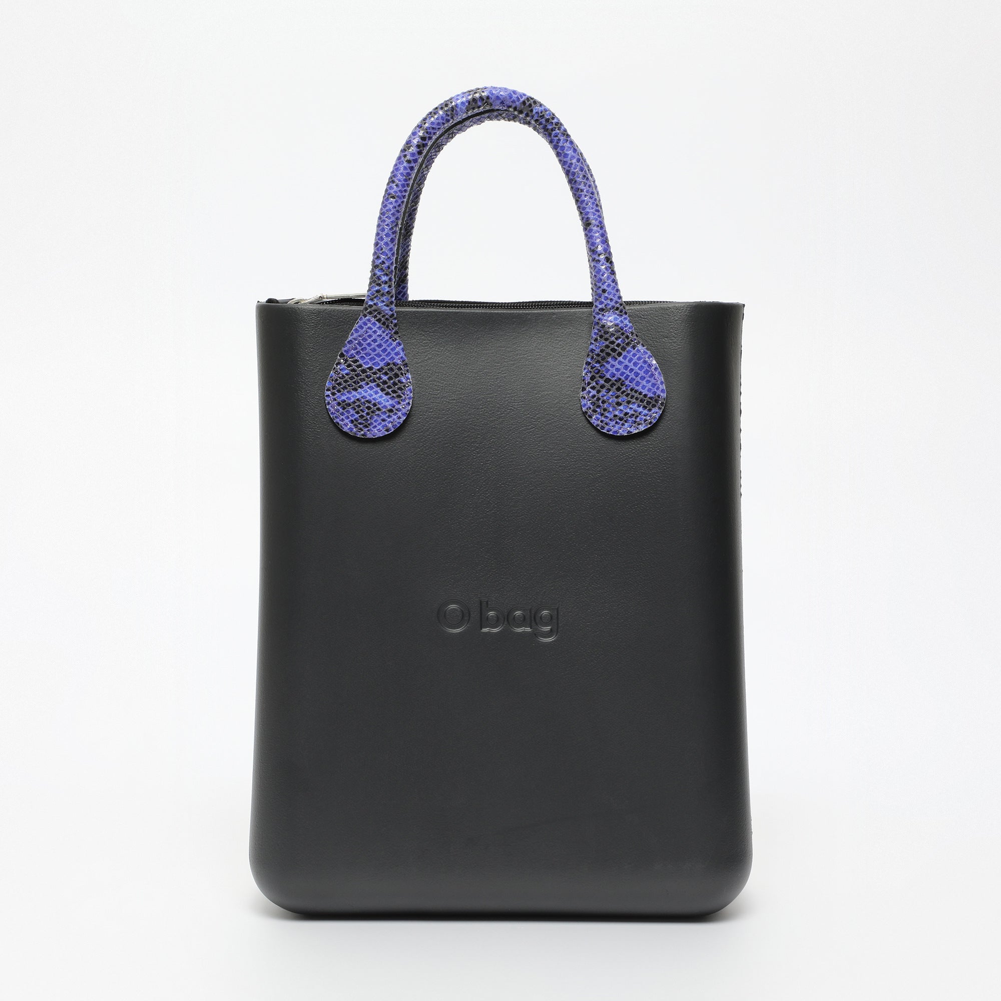 Borsa O Chic nero e viola