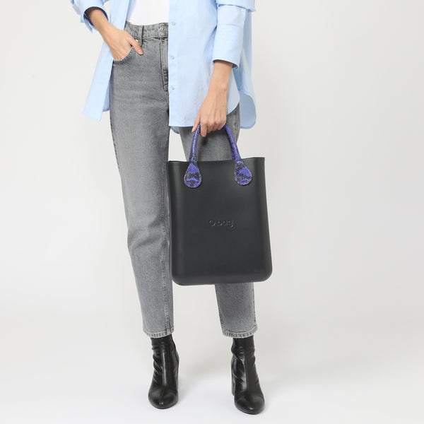 Borsa O Chic - nero e viola