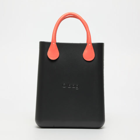 Borsa O Chic - nero e salmone
