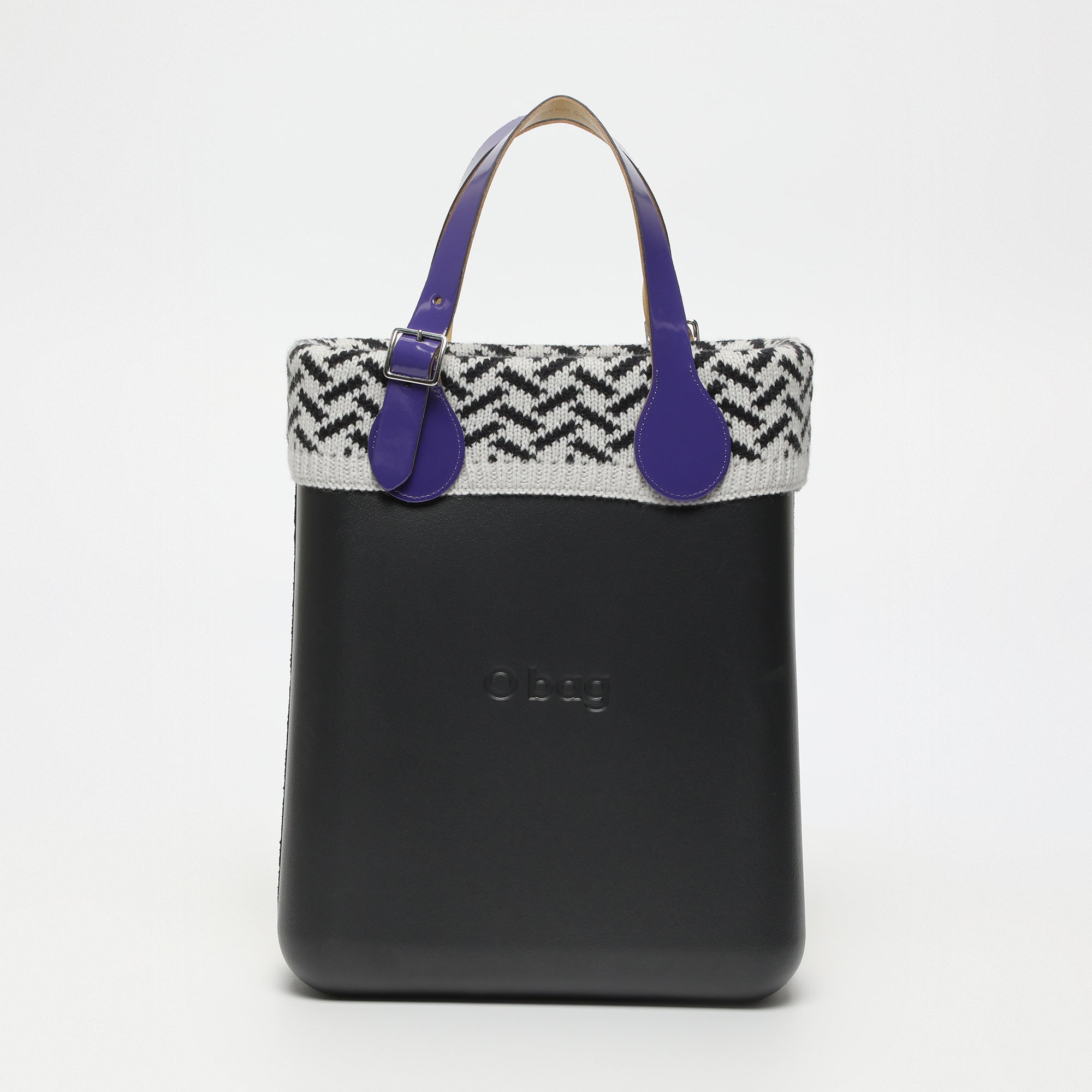 Borsa O Chic - nero e viola