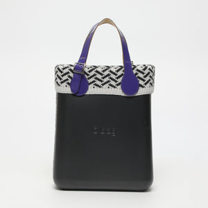 Borsa O Chic - nero e viola