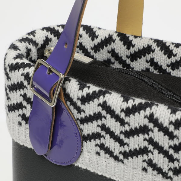 Borsa O Chic - nero e viola