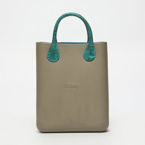 Borsa O Chic - taupe e blu petrolio