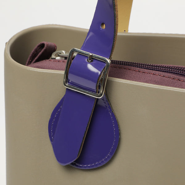 Borsa O Chic - taupe e viola