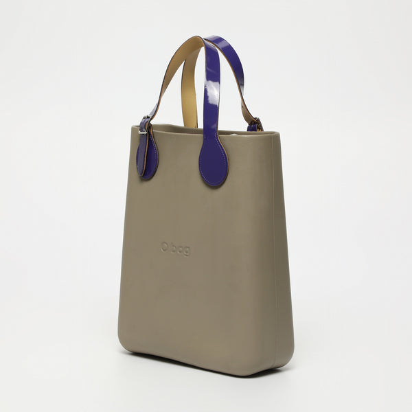 Borsa O Chic - taupe e viola