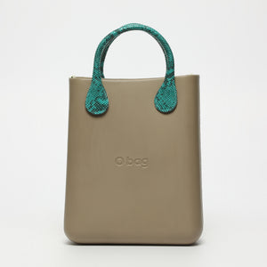 Borsa O Chic - taupe e verde