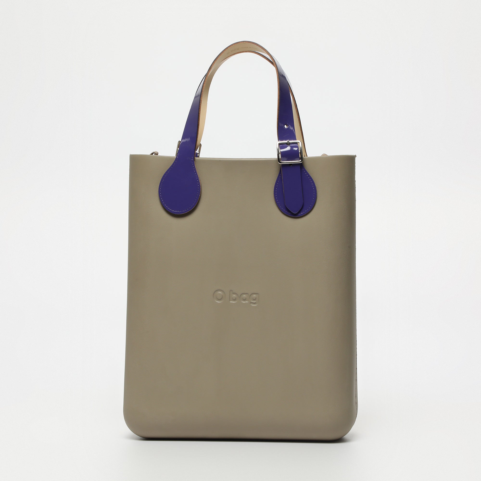 Borsa O Chic - taupe e viola