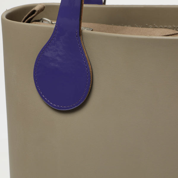 Borsa O Chic - taupe e viola