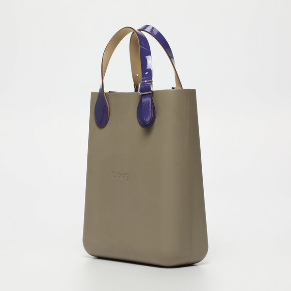 Borsa O Chic - taupe e viola