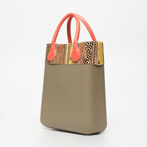 Borsa O Chic - taupe e salmone