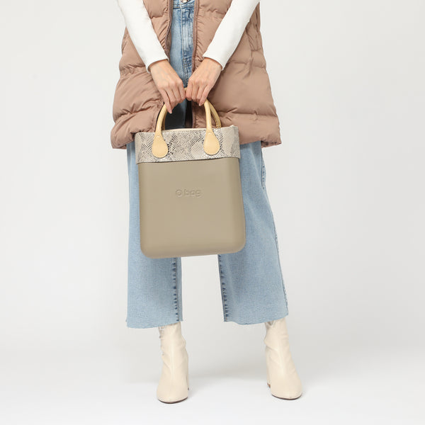 Borsa O Chic - taupe e beige