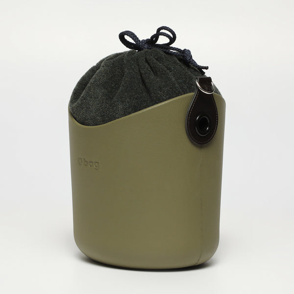 Borsa O Basket - kaki e multicolore