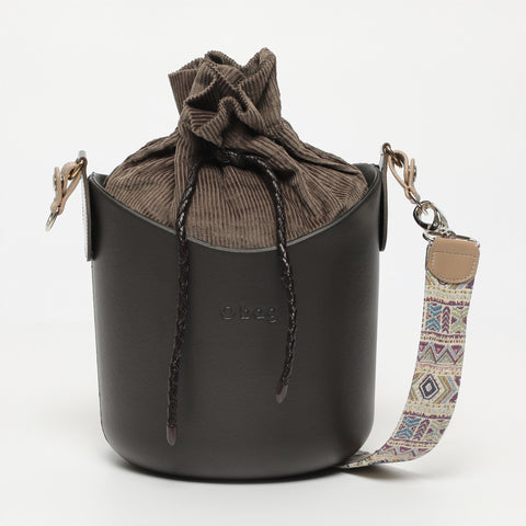 Borsa O Basket - marrone scuro