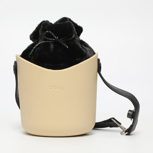 Borsa O Basket - beige e nero