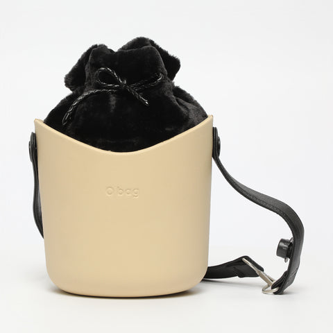 Borsa O Basket - beige e nero