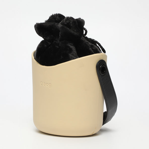 Borsa O Basket - beige e nero