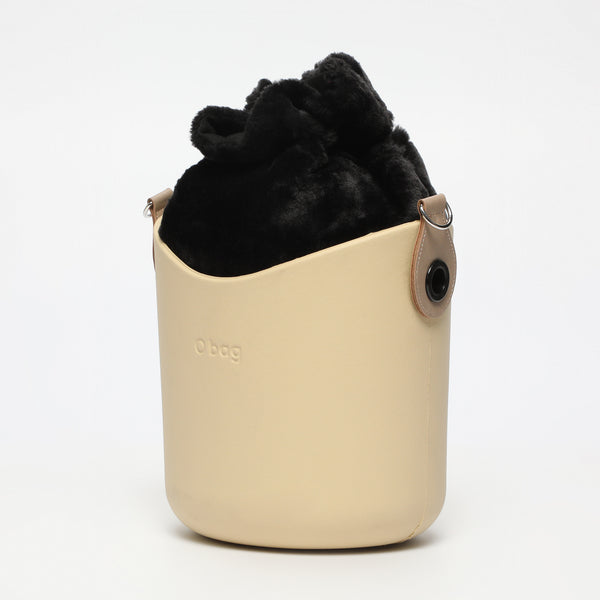 Borsa O Basket - beige e nero