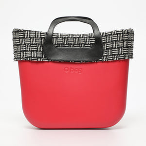 Borsa O Bag Mini - rosso e nero