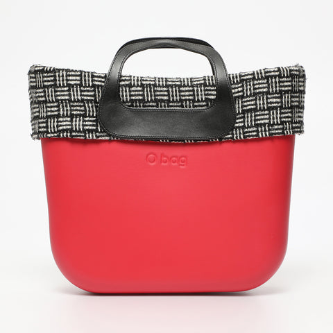 Borsa O Bag Mini - rosso e nero