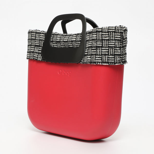 Borsa O Bag Mini - rosso e nero
