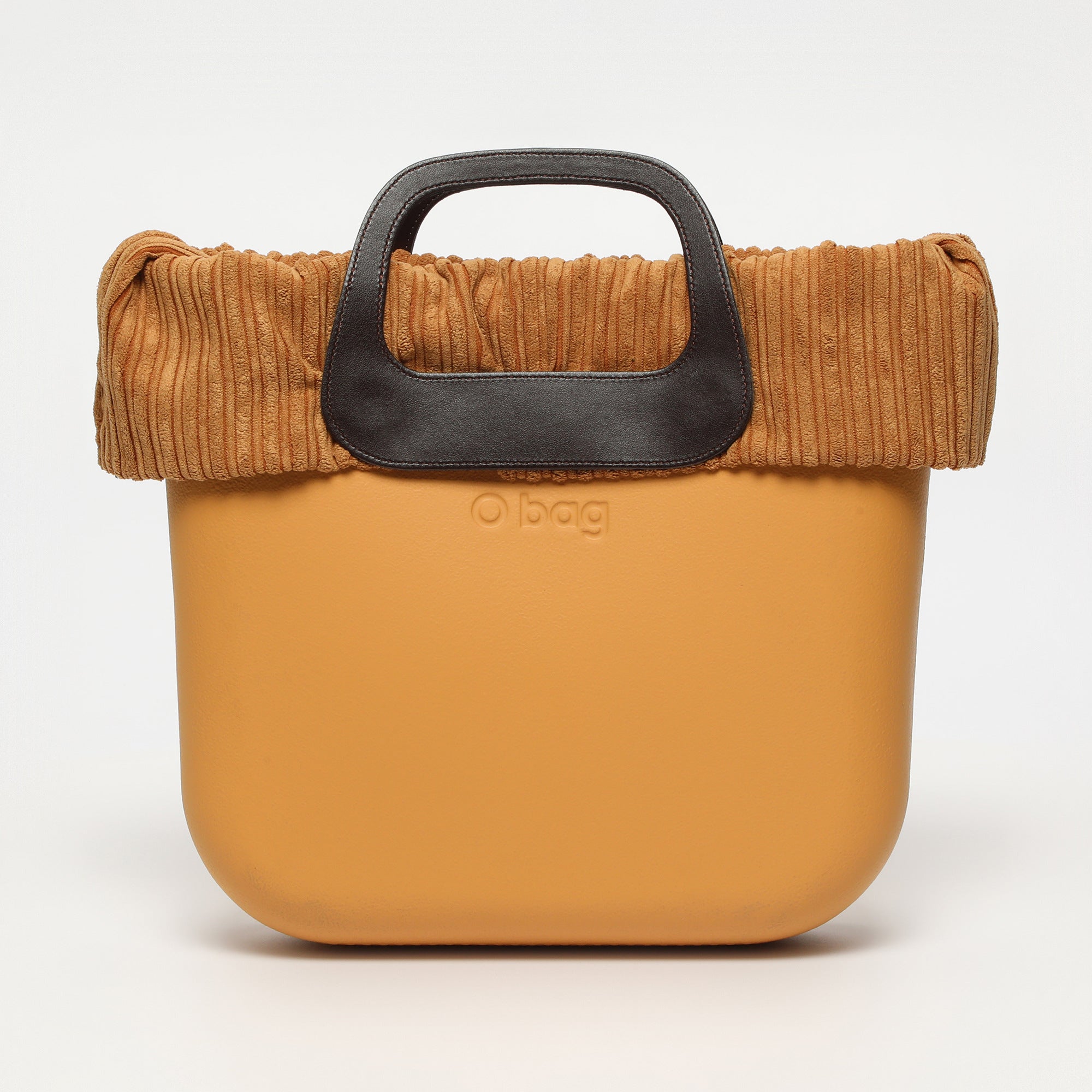 Borsa O Bag Mini - senape e marrone