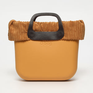 Borsa O Bag Mini - senape e marrone
