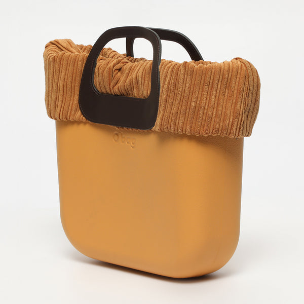 Borsa O Bag Mini - senape e marrone