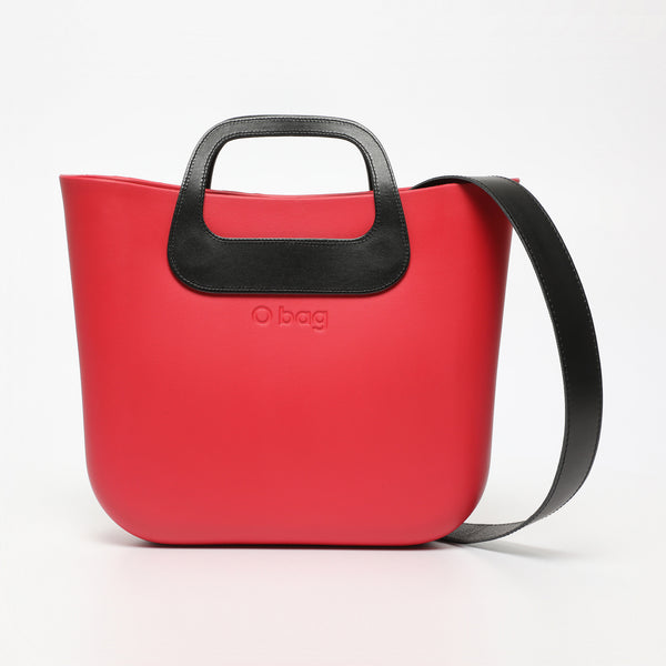 Borsa O Bag Mini - rosso e nero