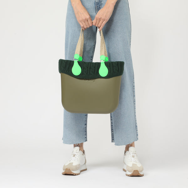 Borsa O Bag Mini - kaki chiaro