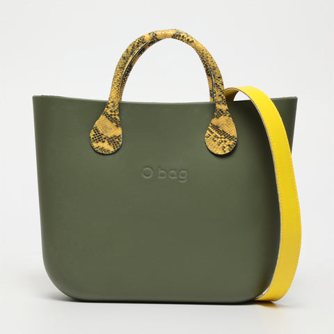 Borsa O Bag - kaki e giallo