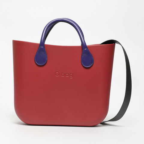 Borsa O Bag - bordeaux chiaro e viola