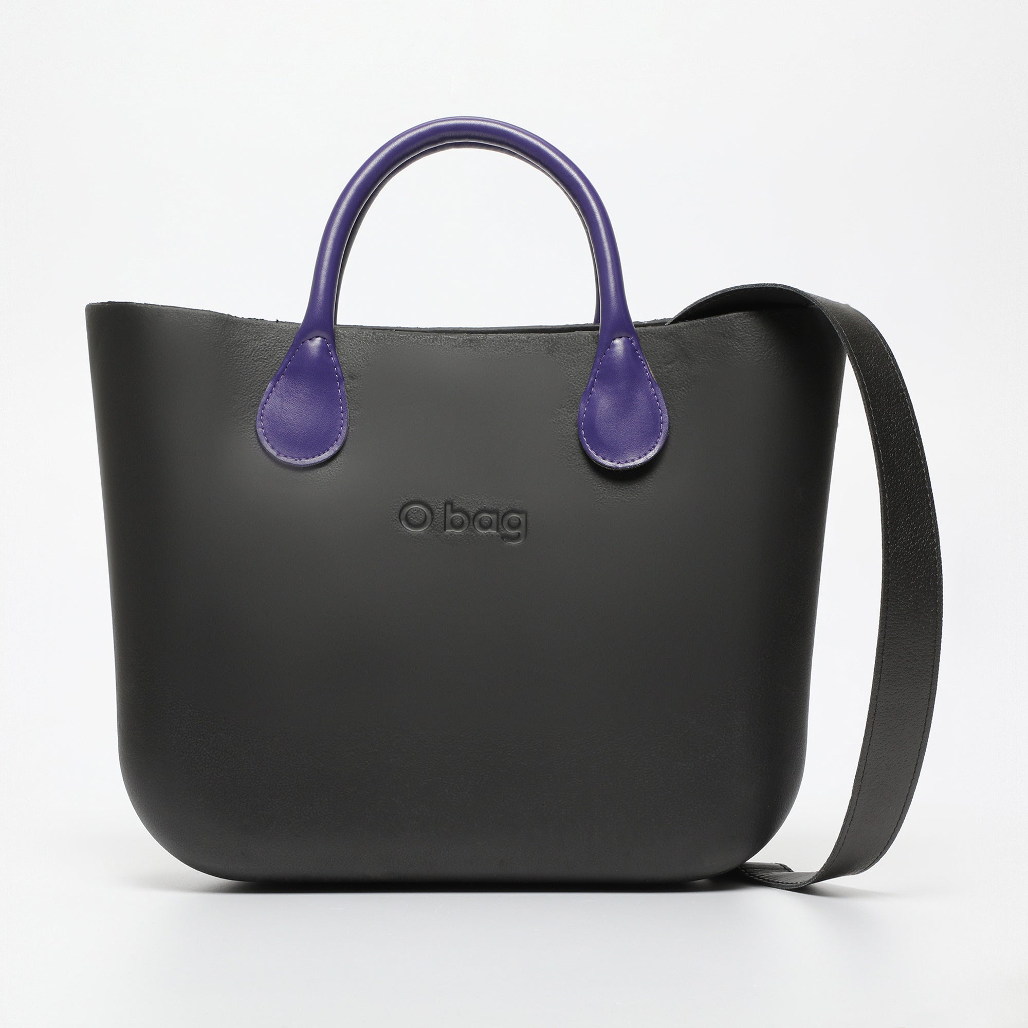 Borsa O Bag - nero e viola