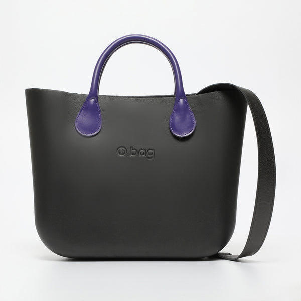 Borsa O Bag - nero e viola